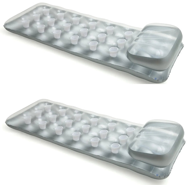 מזרון מתנפח צבעי שקוף/כסוף INTEX 58894