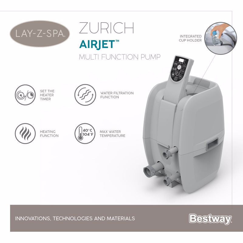 ג'קוזי מתנפח BESTWAY דגם ZURICH 60065