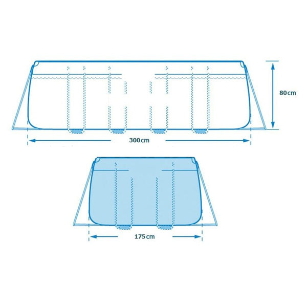 בריכת אולטרה 300X175X80- INTEX 26784