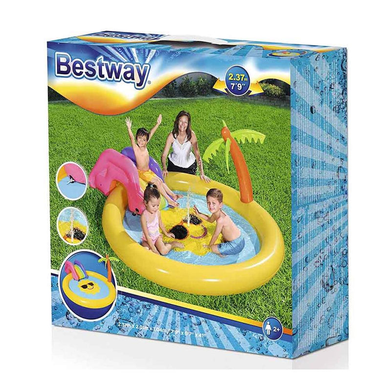 בריכת פעילות לילדים שמש + מגלשה- Bestway 53071