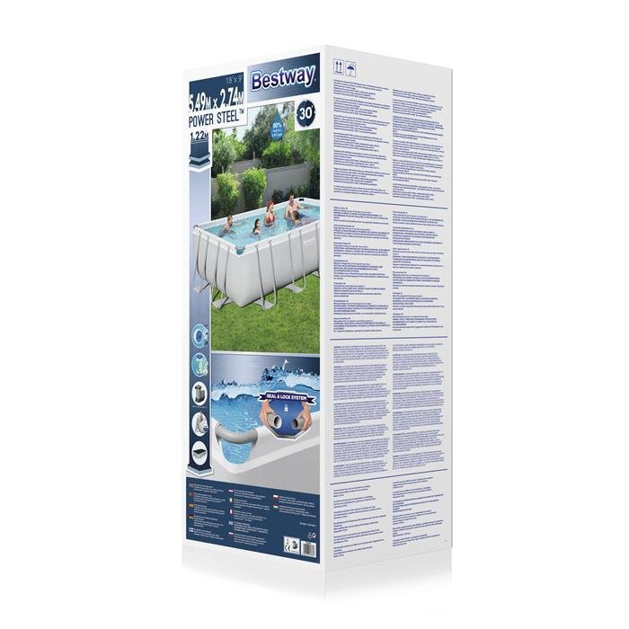 בריכת אולטרה - BESTWAY 56466 5.49x2.74x1.22